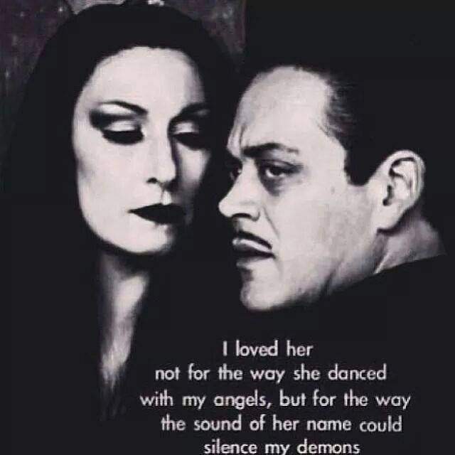 I love her not for the way she danced with my angels..