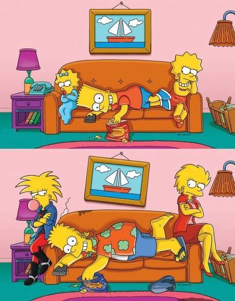 The Simpsons... some years later.