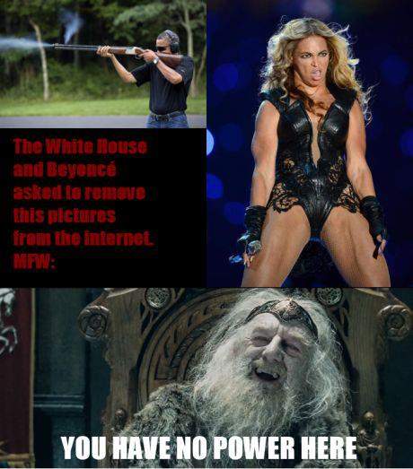 The White House and Byonce asked to remove this pictures from internet. 
