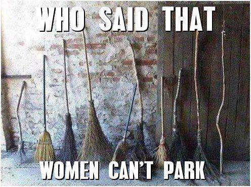 Who said that women can't park!?