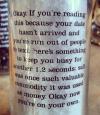 If you are bored in the Coffee shop