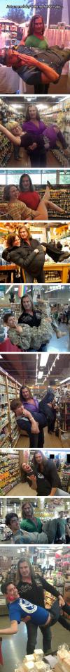 Just a normal day at the market for Fabio...