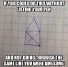 Draw this object in one stroke and you are genius!