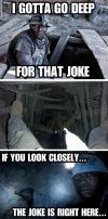 Comment photos for fb: I gotta go deep for that joke...